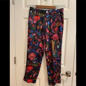 J.Crew Collection silky print pants
